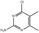 2-氨基-4-氯-5,6-二甲基嘧啶, 14394-61-7, 结构式