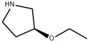 (S)-3-エトキシピロリジン 化学構造式