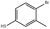 4-溴-3-甲基苯硫醇, 14395-52-9, 结构式