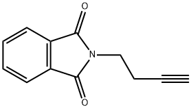 N-(3-丁炔)邻苯二甲酰亚胺, 14396-90-8, 结构式