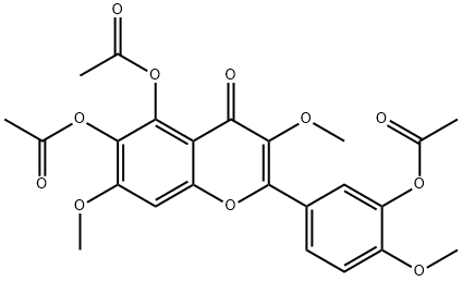 14397-72-9 5,6-Bis(acetyloxy)-2-[3-(acetyloxy)-4-methoxyphenyl]-3,7-dimethoxy-4H-1-benzopyran-4-one