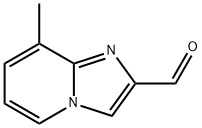Imidazo[1,2-a]pyridine-2-carboxaldehyde, 8-methyl- (9CI) 化学構造式
