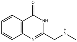 2-[(メチルアミノ)メチル]-4(3H)-キナゾリノン 化学構造式