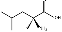 rac-(R*)-2-アミノ-2,4-ジメチルペンタン酸 化学構造式