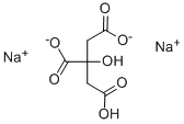 Disodium citrate Structure