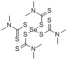 テトラキス(N,N-ジメチルジチオカルバミド酸)セレン(IV) 化学構造式