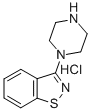 3-Piperazinobenzisothiazole hydrochloride Struktur