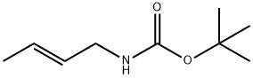 Carbamic acid, 2-butenyl-, 1,1-dimethylethyl ester, (E)- (9CI) Struktur