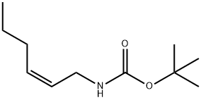 Carbamic acid, 2-hexenyl-, 1,1-dimethylethyl ester, (Z)- (9CI) Structure
