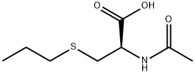 N-乙酰-S-丙基-L-半胱氨酸 结构式