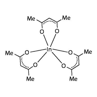 INDIUM ACETYLACETONATE Structure