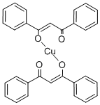 COPPER 1,3-DIPHENYL-1,3-PROPANEDIONATE Structure