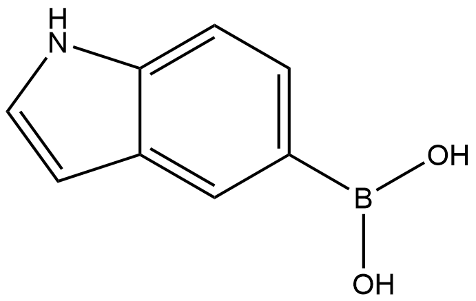 5-Indolylboronic acid Structure