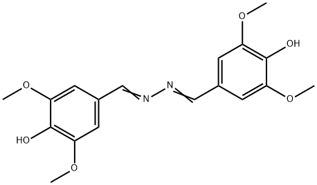 4-Hydroxy-3,5-dimethoxybenzaldehyde azine Struktur