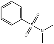 N,N-DIMETHYLBENZENESULPHONAMIDE Structure