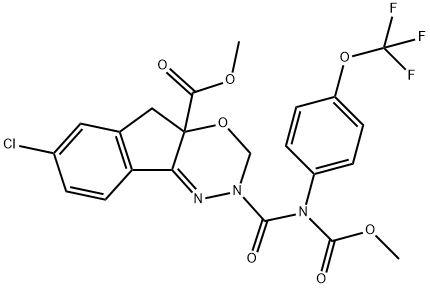 茚虫威 结构式