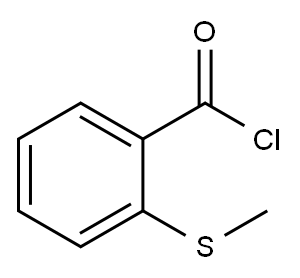 Benzoyl chloride, 2-(methylthio)- Structure