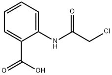 2-[(2-クロロアセチル)アミノ]ベンゼンカルボン酸 化学構造式