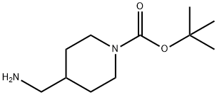 1-叔丁氧羰基-4-氨甲基哌啶,144222-22-0,结构式