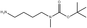 N-(4-アミノブチル)-N-メチルカルバミン酸TERT-ブチルエステル 化学構造式