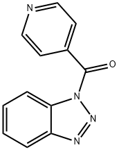 1-(4-吡啶基羰基)苯并三唑,144223-31-4,结构式