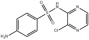 4-AMINO-N-(3-CHLOROPYRAZINYL)BENZENESULFONAMIDE Struktur