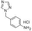 4-[1H-1,2,4-三氮唑-1-基甲基]苯胺盐酸盐, 144235-64-3, 结构式