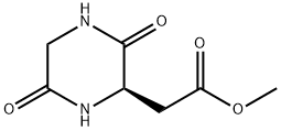 2-Piperazineaceticacid,3,6-dioxo-,methylester,(R)-(9CI) Structure
