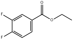 3,4-ジフルオロ安息香酸エチル 化学構造式