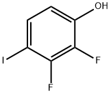 2,3-Difluoro-4-iodophenol Structure