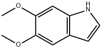 5,6-ジメトキシ-1H-インドール 化学構造式