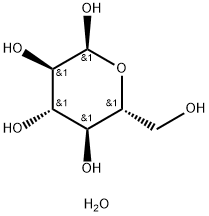 D-(+)-グルコース一水和物 化学構造式