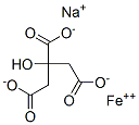 Iron(II) sodium citrate Struktur