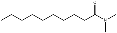 N,N-ジメチルデカンアミド 化学構造式