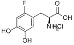 2-FLUORO-5-HYDROXY-L-TYROSINE HYDROCHLORIDE Structure