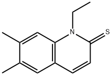 Carbostyril,  1-ethyl-6,7-dimethyl-2-thio-  (7CI,8CI) 结构式