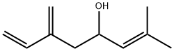 2-甲基-6-亚甲基-2,7-辛二烯-4-醇,14434-41-4,结构式