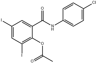 氯碘沙尼,14437-41-3,结构式