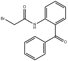 N-(2-苯甲酰苯基)-2-溴乙酰胺, 14439-71-5, 结构式