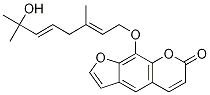 8-(7-Hydroxy-3,7-diMethyl-2,5-octadienyloxy)psoralen Structure