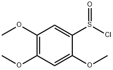 BENZENESULFINYL CHLORIDE, 2,4,5-TRIMETHOXY- Struktur
