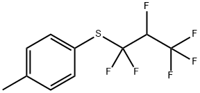 1-(1,1,2,3,3,3-HEXAFLUORO-PROPYLSULFANYL)-4-METHYL-BENZENE Struktur