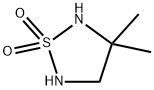3,3-DIMETHYL-[1,2,5]THIADIAZOLIDINE 1,1-DIOXIDE 化学構造式