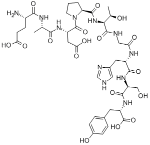 GLU-ALA-ASP-PRO-THR-GLY-HIS-SER-TYR, 144449-86-5, 结构式