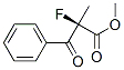 Benzenepropanoic acid, alpha-fluoro-alpha-methyl-beta-oxo-, methyl ester, (R)- (9CI) Struktur