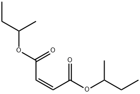 (Z)-2-Butenedioic acid di(1-methylpropyl) ester Structure
