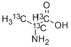 DL-丙氨酸-13C3, 144476-54-0, 结构式