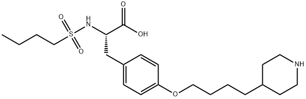 チロフィバン 化学構造式