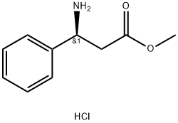 (S)-3-Amino-3-phenyl propionic acid methylester HCl Structure