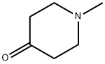 1-メチル-4-ピペリドン 化学構造式